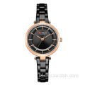 Relógio feminino de marca superior CURREN 9054 Presente fino para meninas malha de aço inoxidável relógios de quartzo feminino relógio feminino relogio masculino